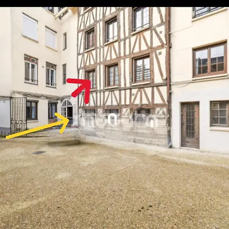 Apartman Echappee Urbaine Rouennaise - Hypercentre - Gare Rive Gauche *